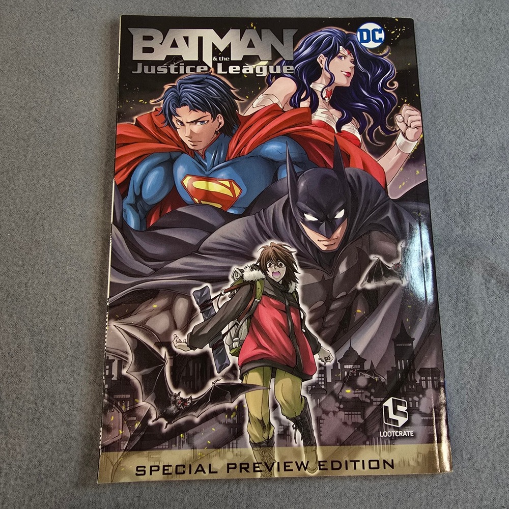 Batman and the Justice League Manga Special Preview Edition Loot Crate DC Comics
